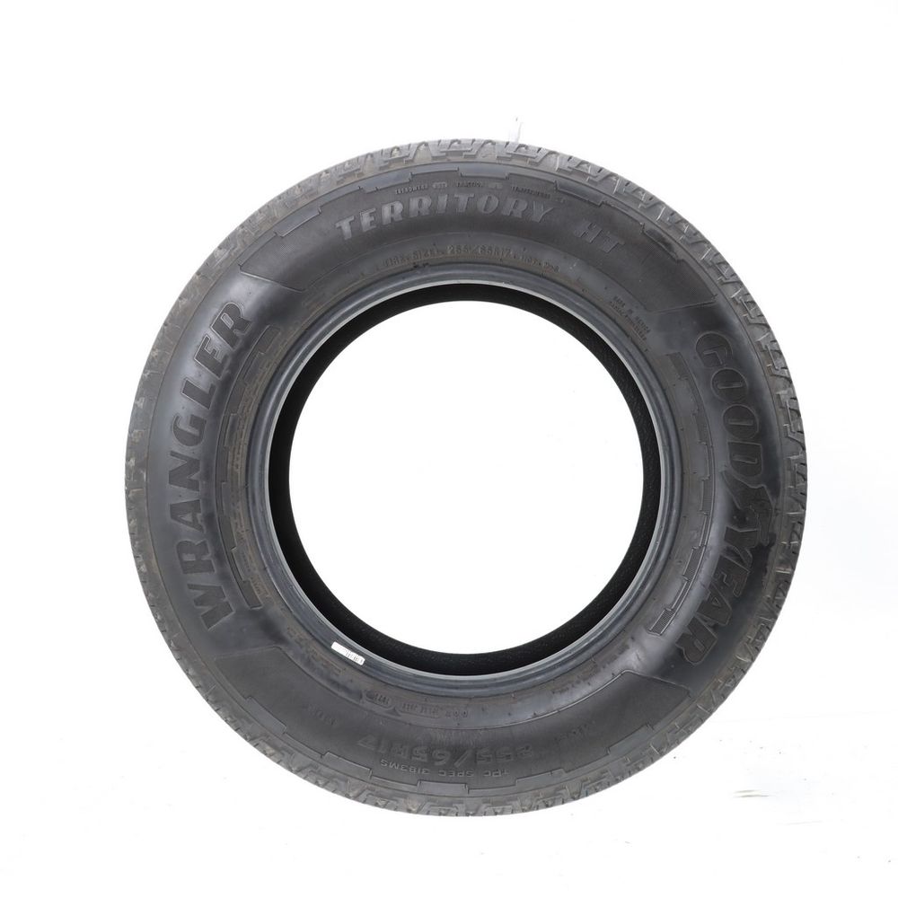 Set of (4) Used 255/65R17 Goodyear Wrangler Territory HT 110T - 6-7/32 - Image 3