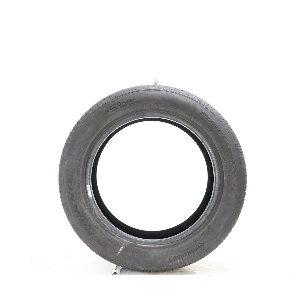 Set of (2) Used 205/55R16 Continental PureContact LS 91V - 7.5-8.5/32 - Image 3