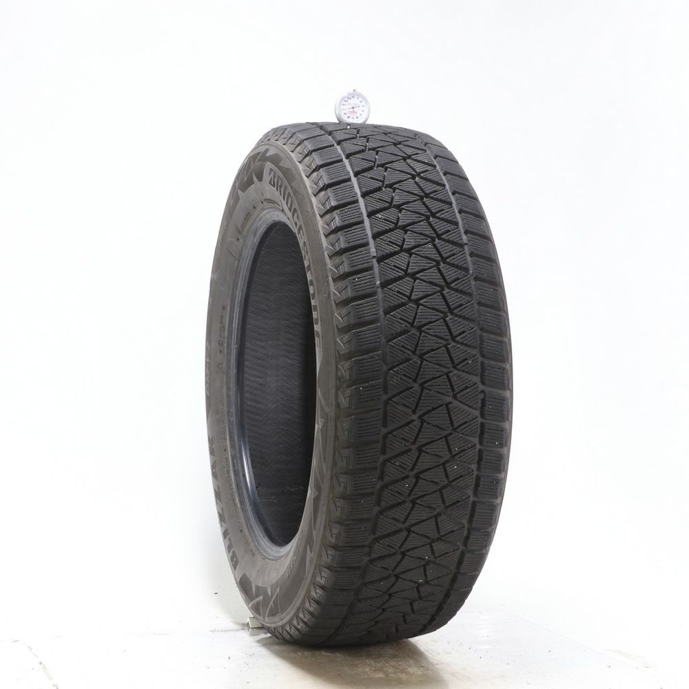 Set of (2) Used 245/60R18 Bridgestone Blizzak DM-V2 105S - 9-10/32 - Image 4