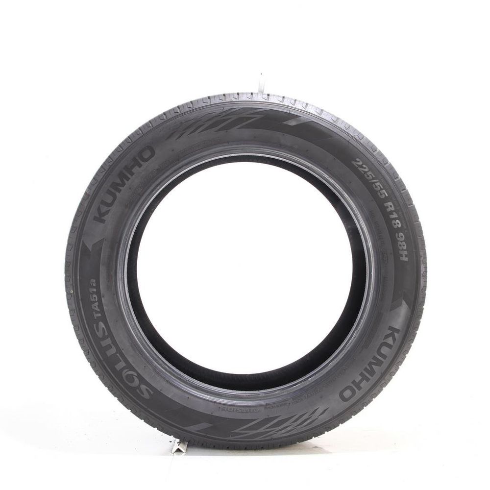 Set of (4) Used 225/55R18 Kumho Solus TA51a 98H - 8-9.5/32 - Image 3