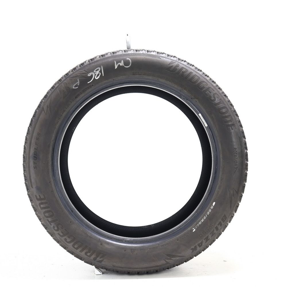 Set of (2) Used 225/55R18 Bridgestone Blizzak WS90 Studless 98H - 6-6.5/32 - Image 3