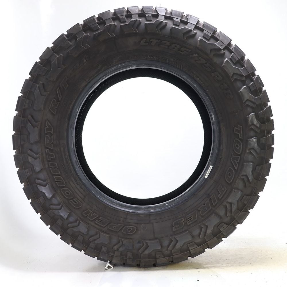 Set of (2) Used LT 285/75R18 Toyo Open Country RT Trail 129/126R E - 11.5/32 - Image 3