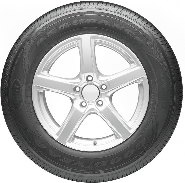 Set of (4) New P 225/65R17 Goodyear Assurance CS Fuel Max 102H - Image 2