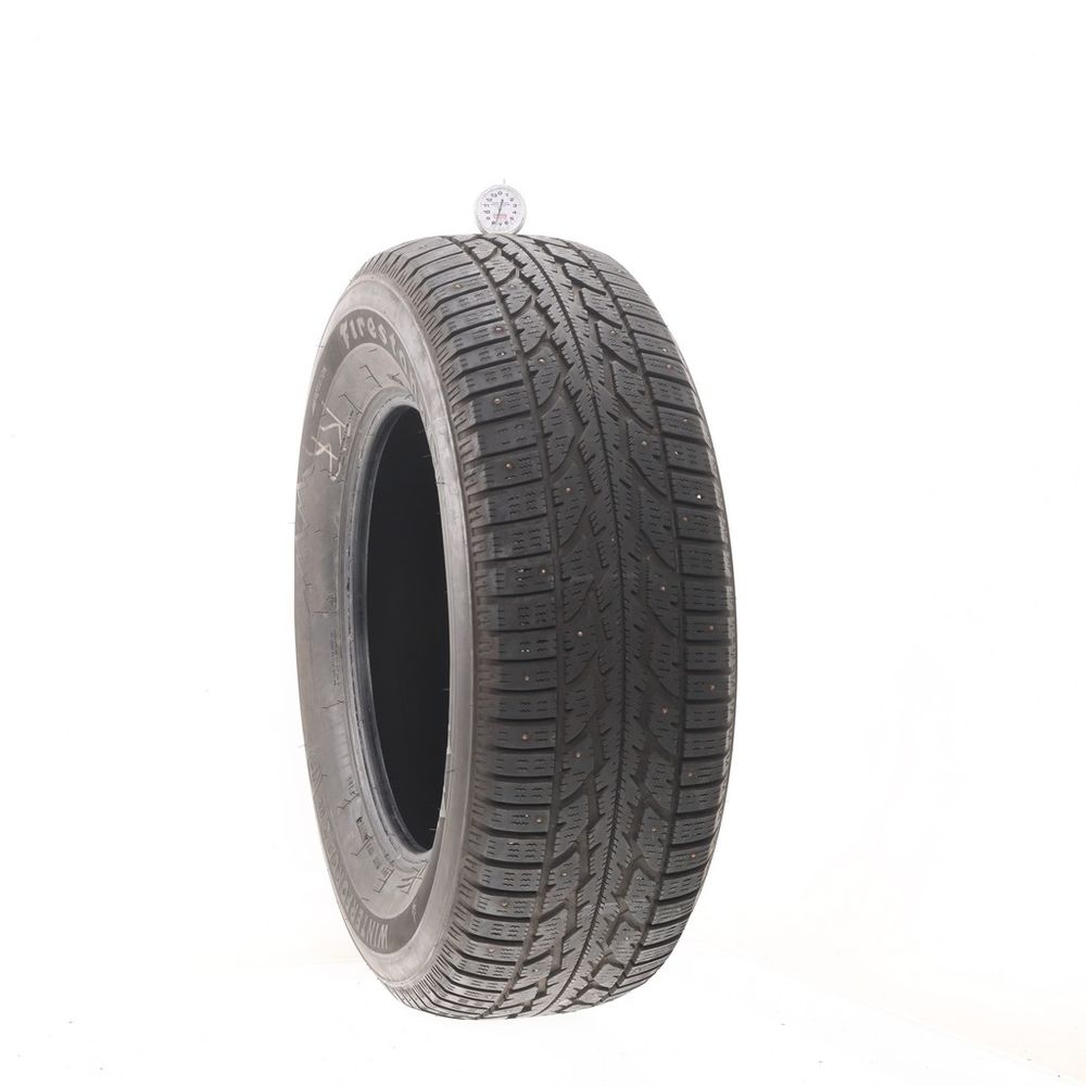 Set of (2) Used 255/65R17 Firestone Winterforce 2 UV Studded 110S - 7-7.5/32 - Image 4