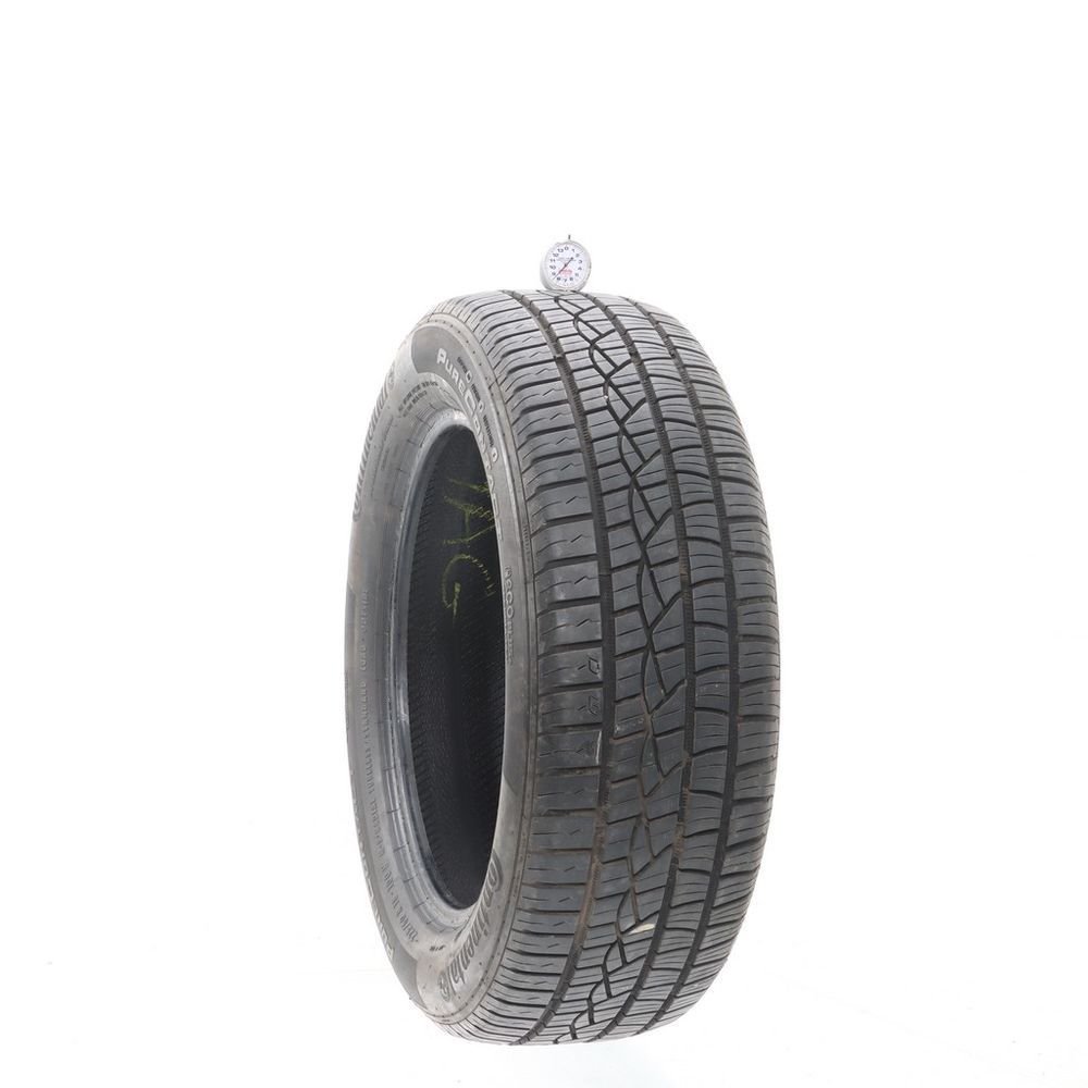 Set of (2) Used 225/60R18 Continental PureContact 100H - 7-8.5/32 - Image 4