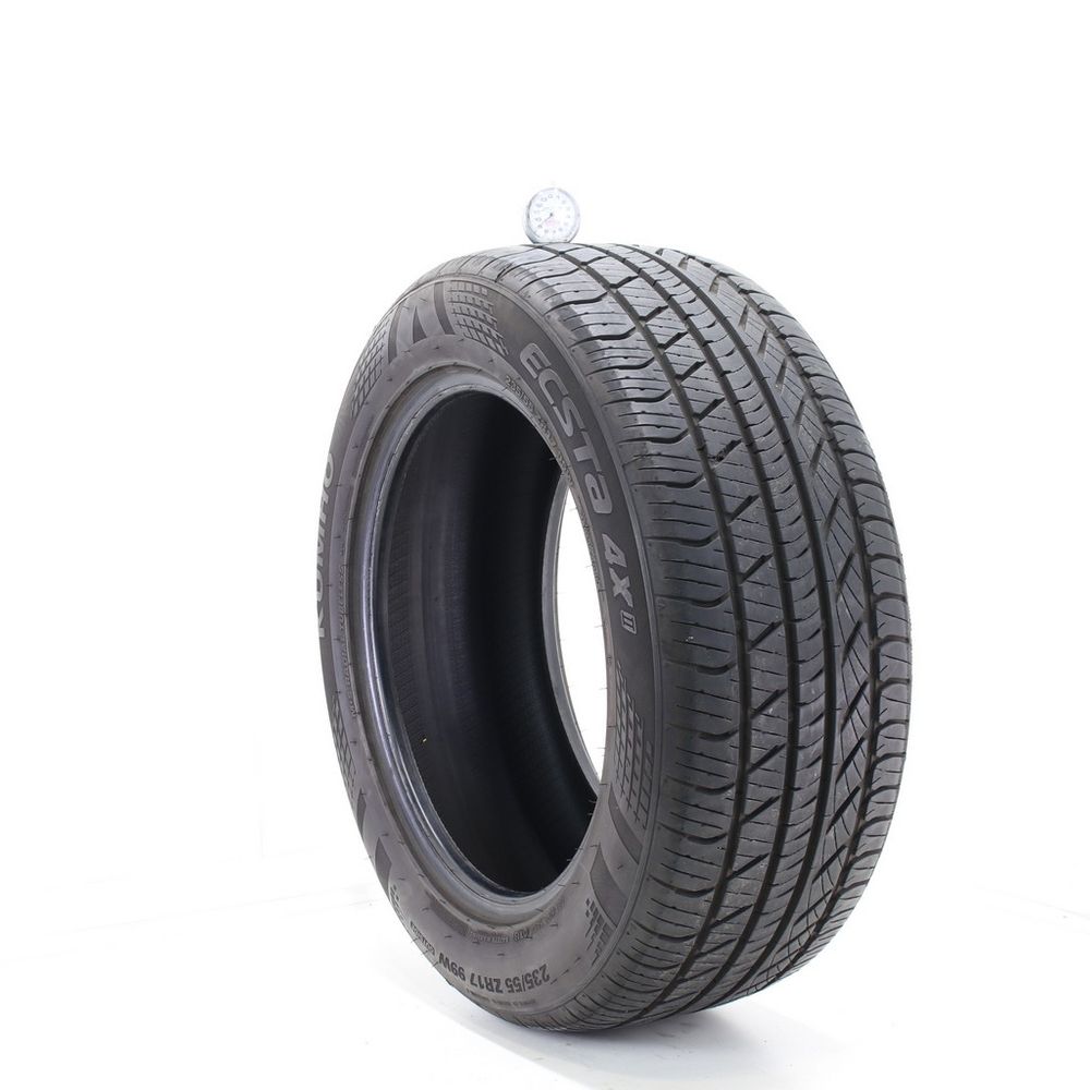 Set of (2) Used 235/55ZR17 Kumho Ecsta 4X II 99W - 8.5-9/32 - Image 4