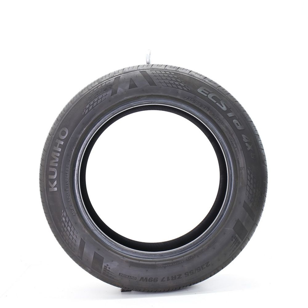 Set of (2) Used 235/55ZR17 Kumho Ecsta 4X II 99W - 8.5-9/32 - Image 6