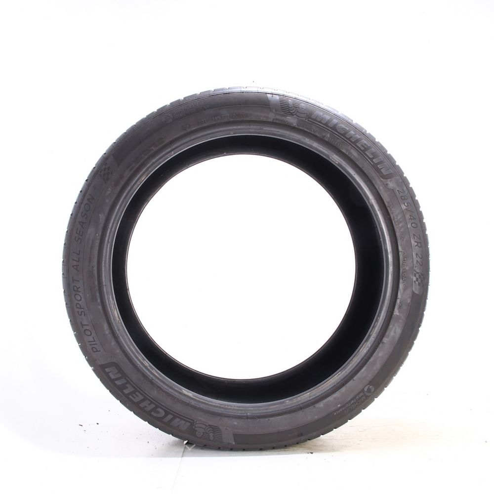 Set of (2) Used 285/40ZR22 Michelin Pilot Sport All Season 4 110Y - 8.5-9.5/32 - Image 3