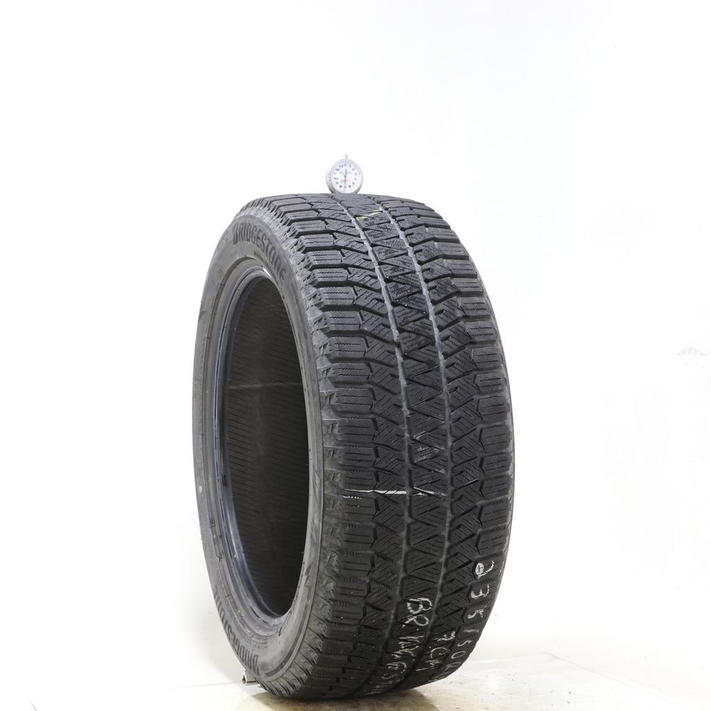 Set of (2) Used 235/50R18 Bridgestone Blizzak WS90 Studless 101H - 6-7/32 - Image 4