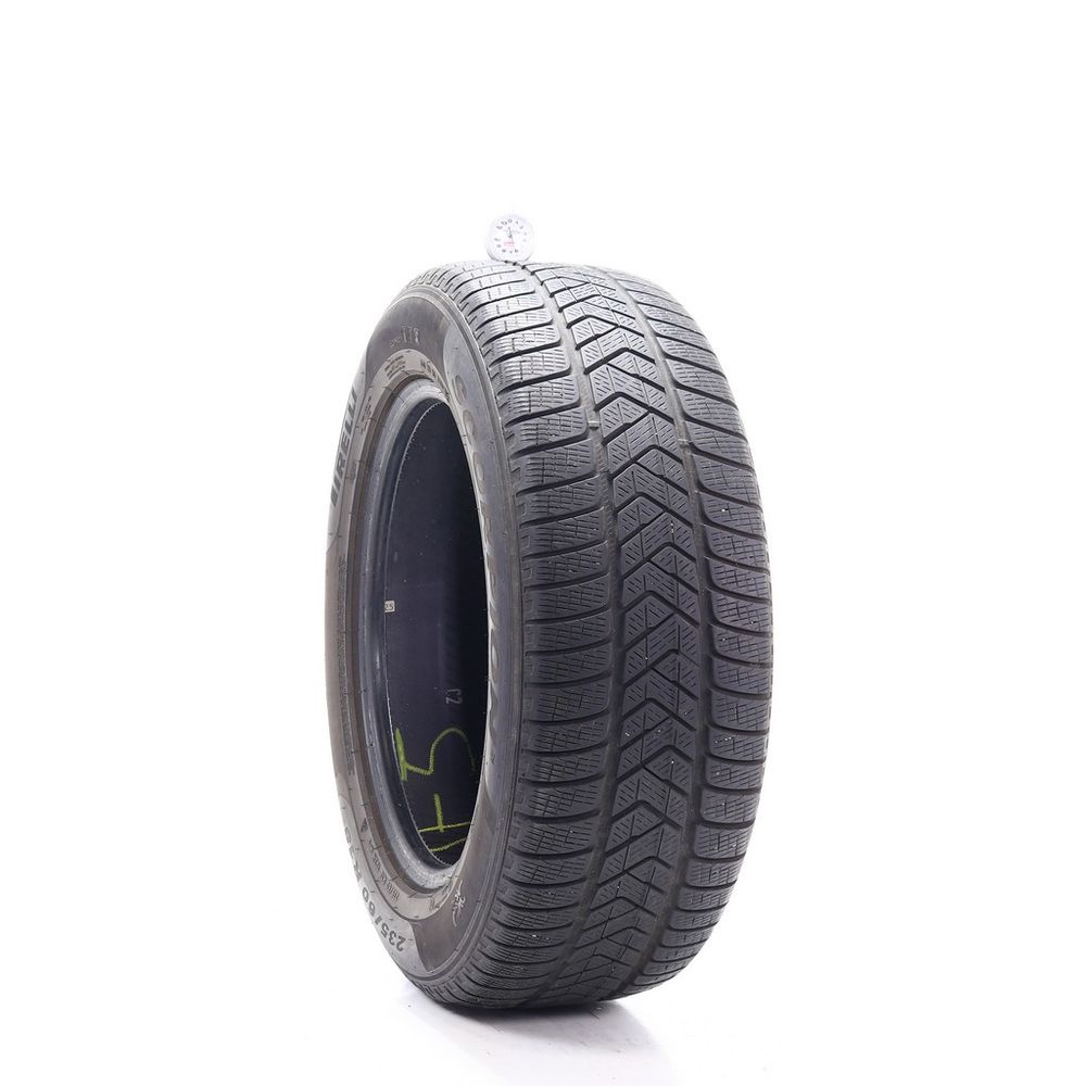 Set of (2) Used 235/60R18 Pirelli Scorpion Winter MO 103H - 6/32 - Image 1