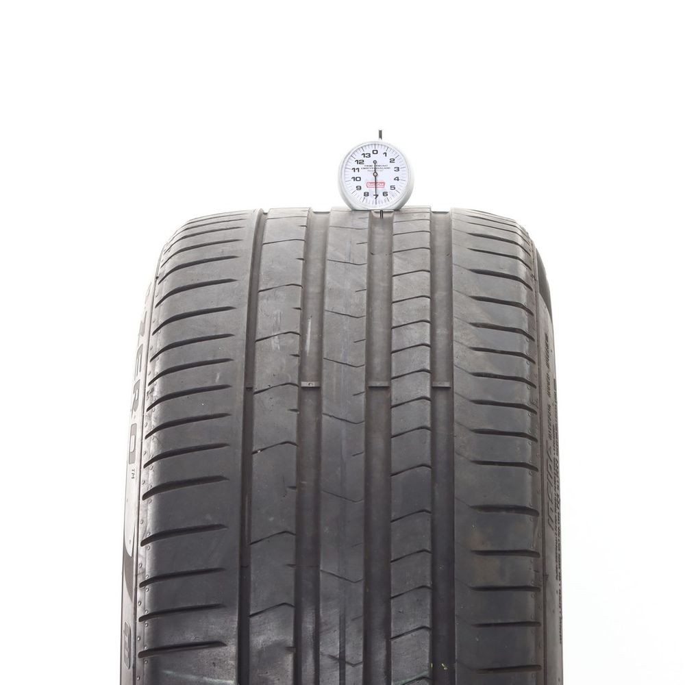 Set of (4) Used 255/35R21 Pirelli P Zero PZ4 T1 Elect PNCS 98W - 7/32 - Image 2