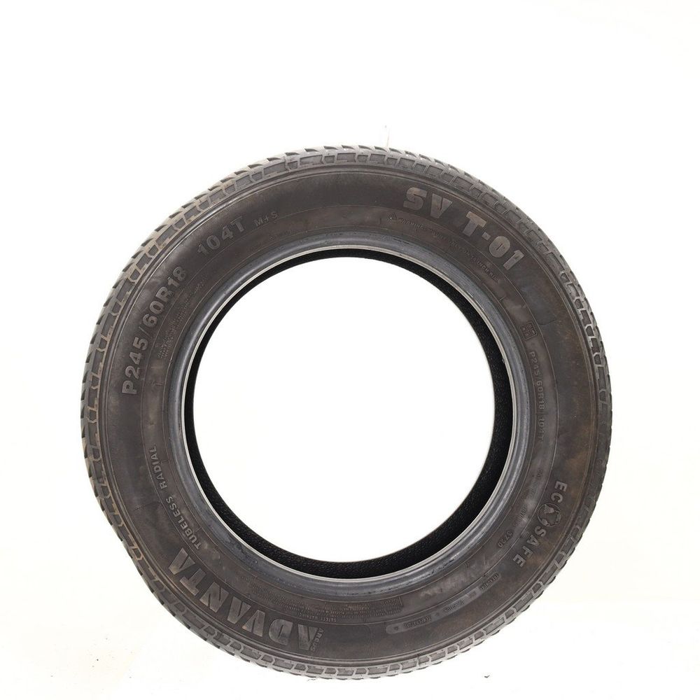 Set of (4) Used 245/60R18 Advanta SV T-01 104T - 6.5-8/32 - Image 3