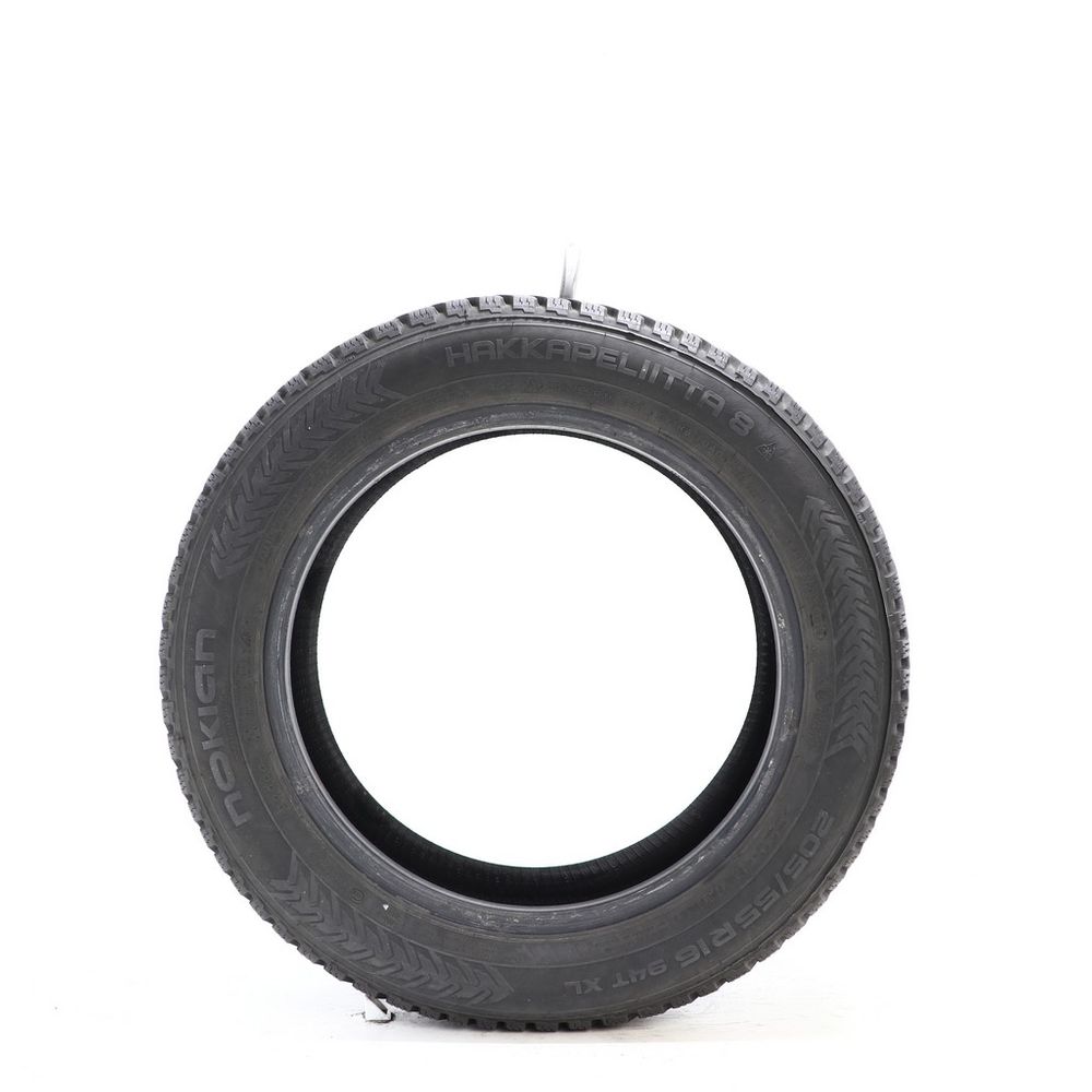 Set of (2) Used 205/55R16 Nokian Hakkapeliitta 8 94T - 9-10/32 - Image 6