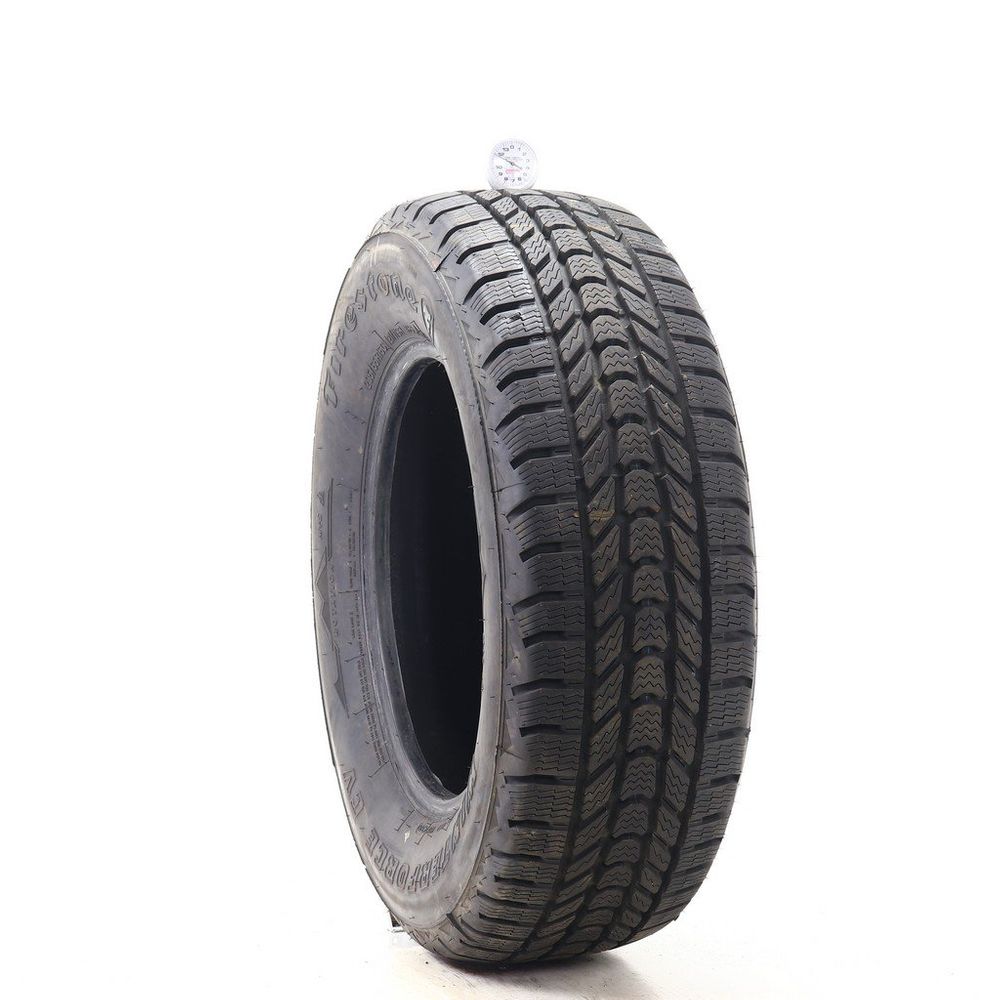 Set of (2) Used 235/65R16C Firestone Winterforce CV 121/119R - 11.5/32 - Image 1