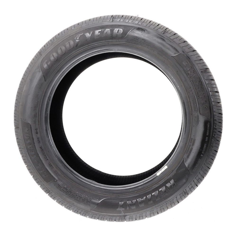 Set of (2) Used 215/55R16 Goodyear Reliant All-season 93V - 8.5-9.5/32 - Image 6