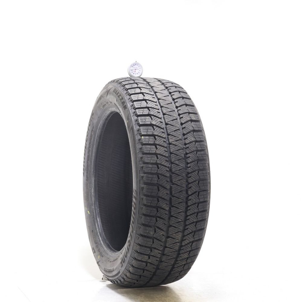 Set of (2) Used 215/55R18 Bridgestone Blizzak WS90 Studless 95T - 9.5-10/32 - Image 4