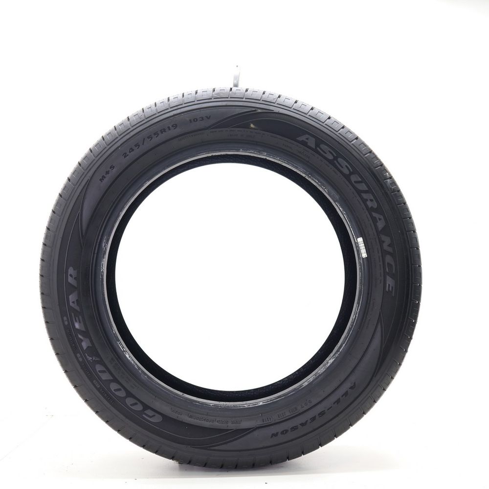 Set of (2) Used 245/55R19 Goodyear Assurance All-Season 103V - 8.5-9.5/32 - Image 6
