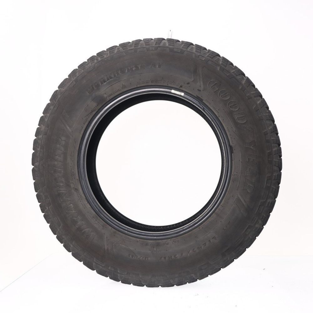 Set of (2) Used LT 245/75R17 Goodyear Wrangler Workhorse AT 121/118S E - 6.5-7.5/32 - Image 3