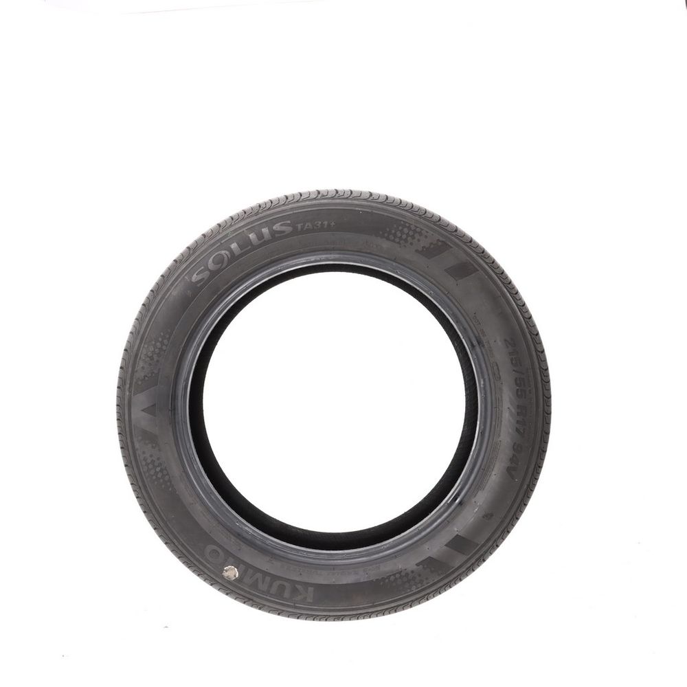 Set of (4) Driven Once 215/55R17 Kumho Solus TA31 Plus 94V - 9.5-10/32 - Image 6