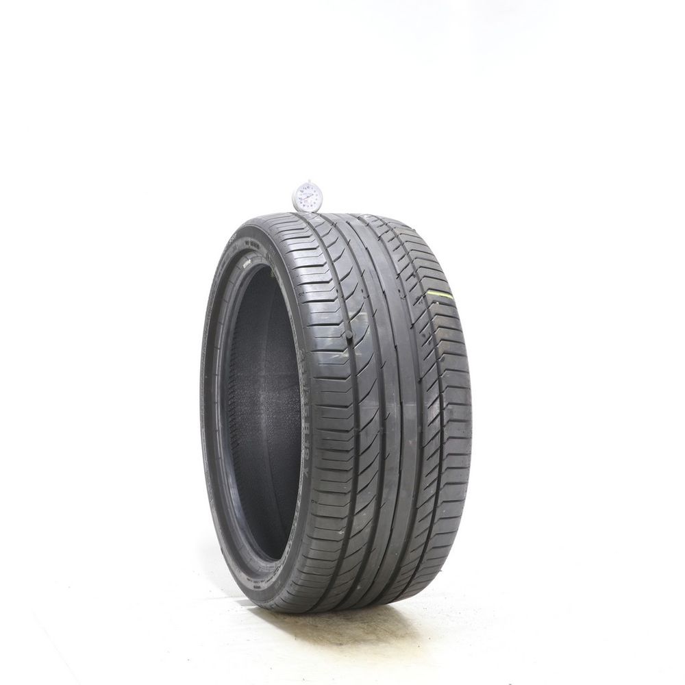 Set of (2) Used 255/35R19 Continental ContiSportContact 5 SSR MOE 96Y - 8.5-9.5/32 - Image 4