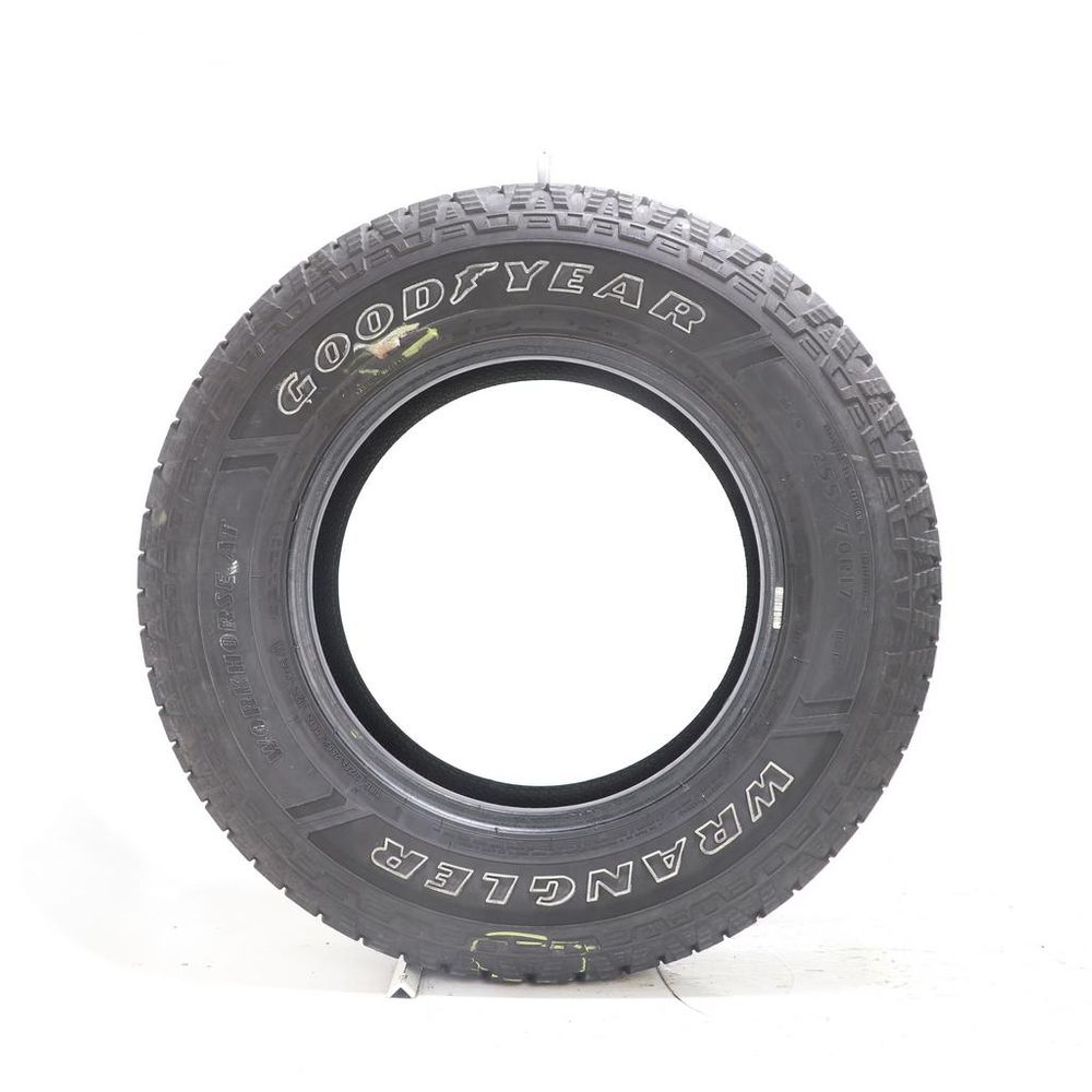 Set of (2) Used 255/70R17 Goodyear Wrangler Workhorse AT 112T - 9-10/32 - Image 3
