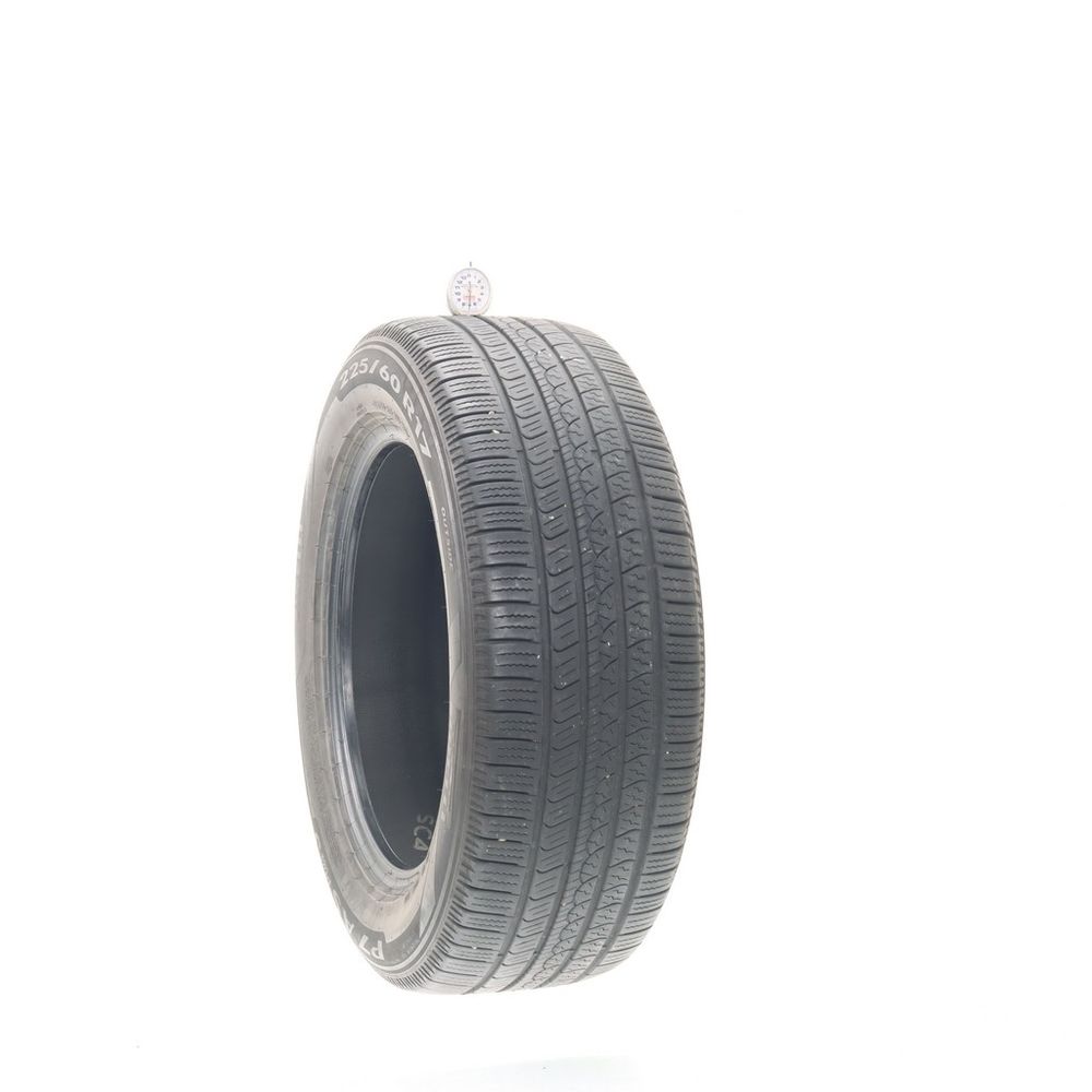 Set of (4) Used 225/60R17 Pirelli P7 AS Plus 3 99V - 7-8/32 - Image 1