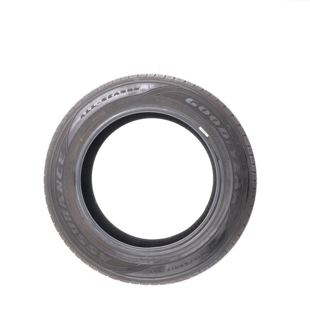 Set of (4) Used 215/60R17 Goodyear Assurance All-Season 96T - 7-7.5/32 - Image 3
