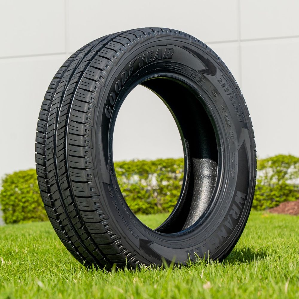 Set of (4) New 225/65R17 Goodyear Wrangler Fortitude HT 102H - 12/32 - Image 1