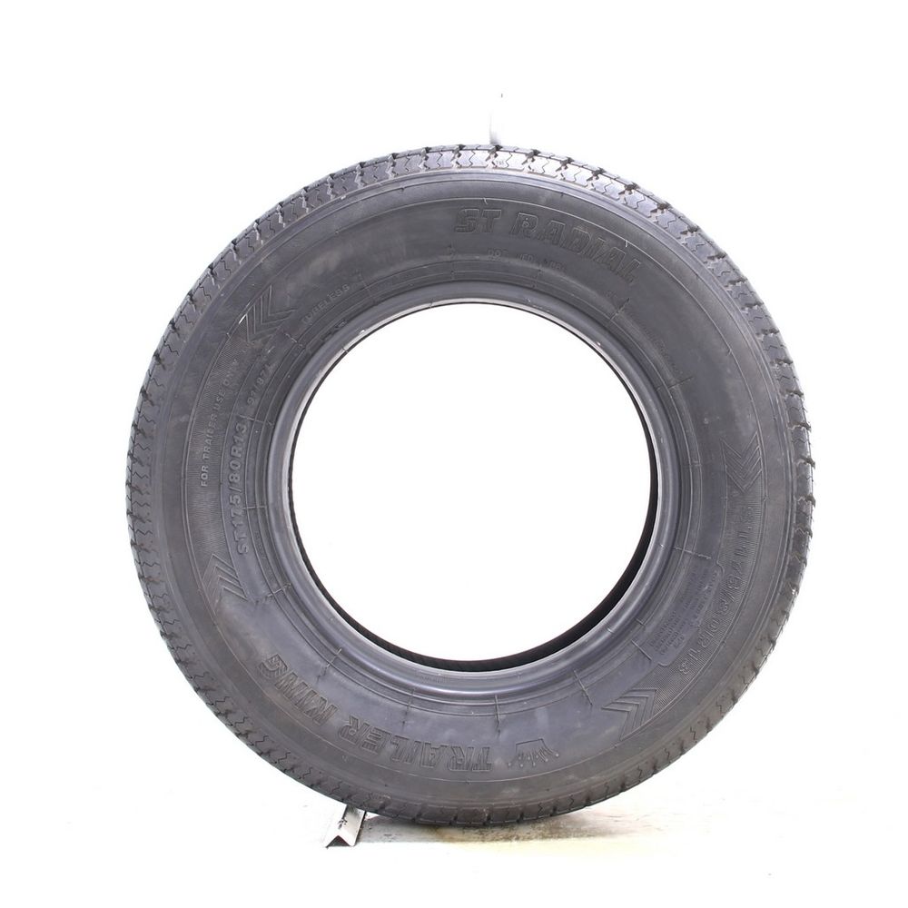 Set of (2) Used ST 175/80R13 Trailer King ST Radial 91/87L C - 7.5-8/32 - Image 6