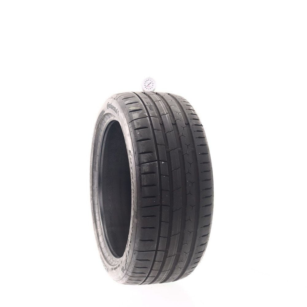 Set of (2) Used 245/40ZR18 Continental ExtremeContact Sport 02 97Y - 9/32 - Image 1