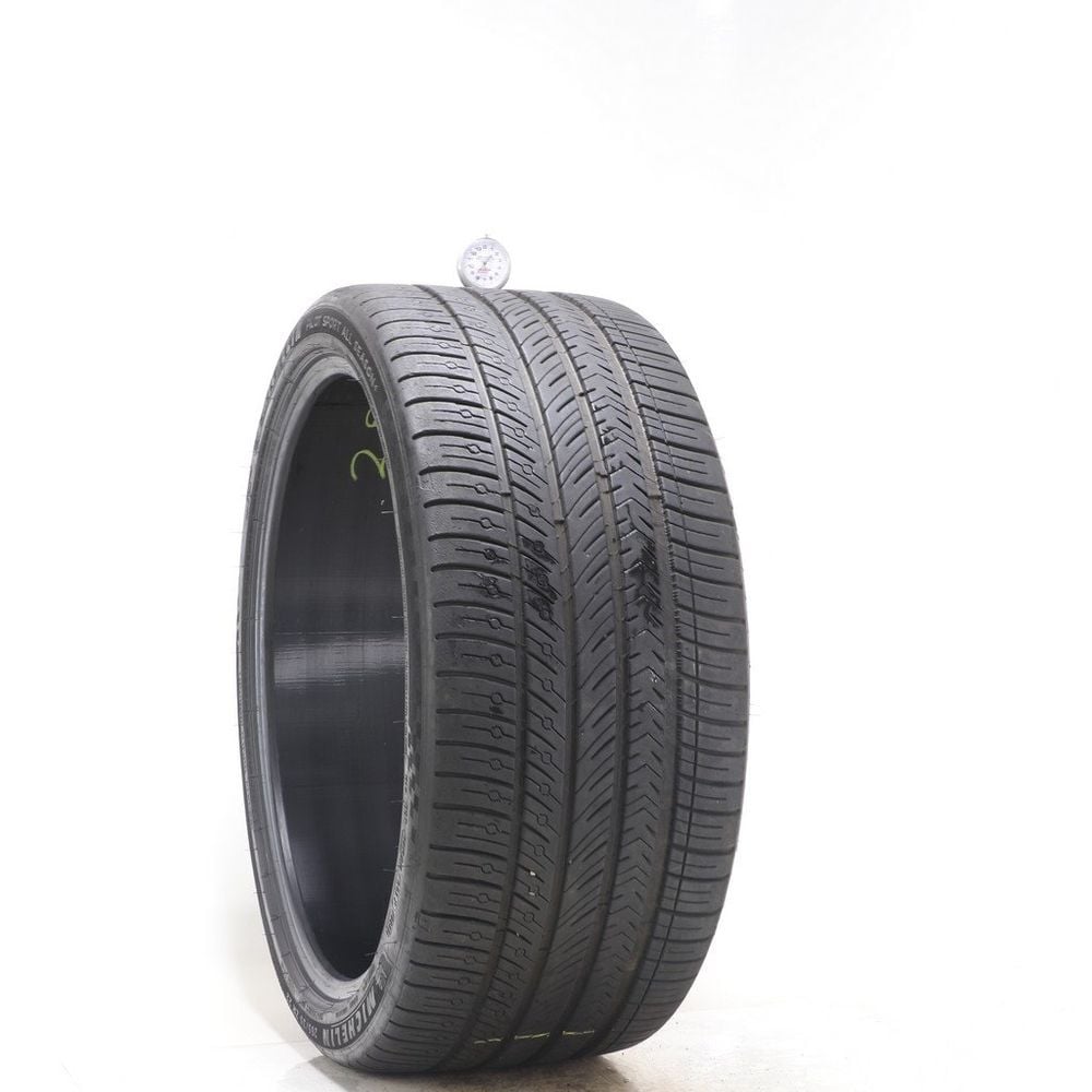 Set of (2) Used 265/35ZR22 Michelin Pilot Sport All Season 4 102Y - 8.5-9/32 - Image 1