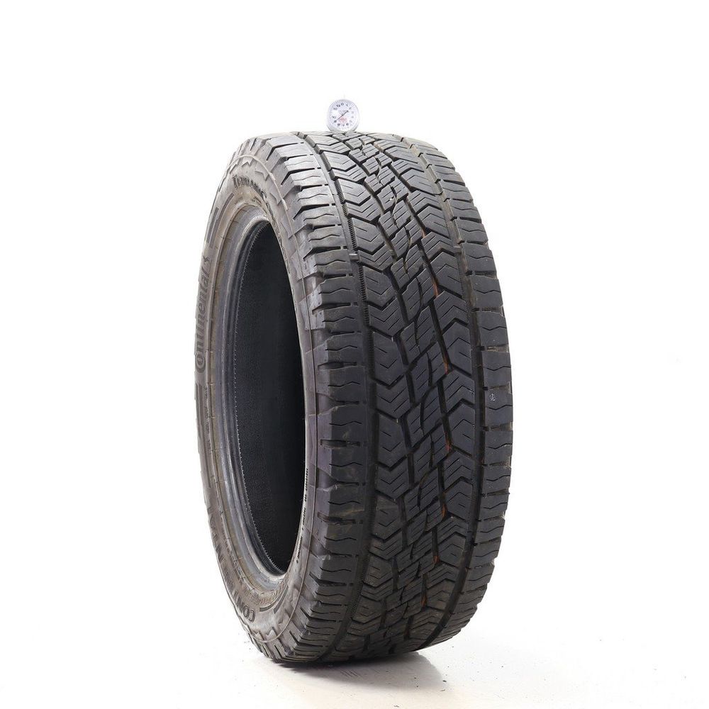 Set of (2) Used 265/50R20 Continental TerrainContact AT 107T - 9/32 - Image 1