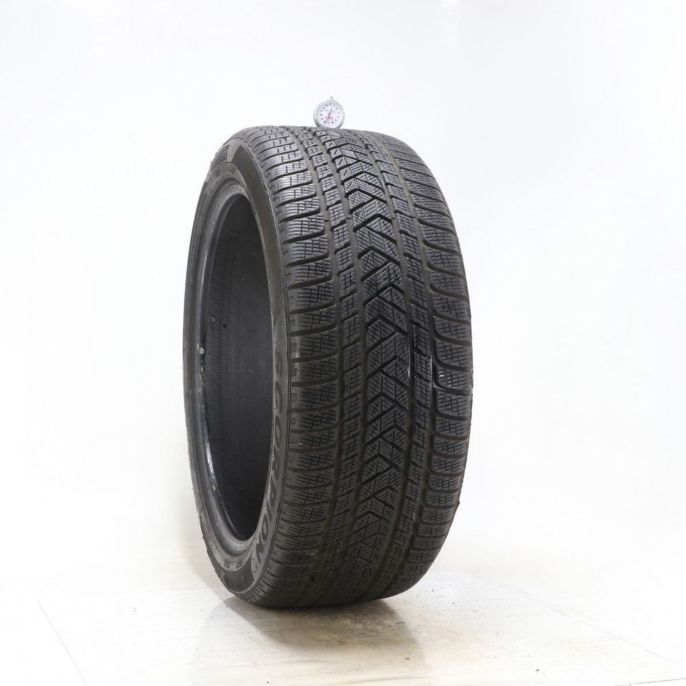Set of (2) Used 285/40R22 Pirelli Scorpion Winter L 110W - 7.5/32 - Image 1