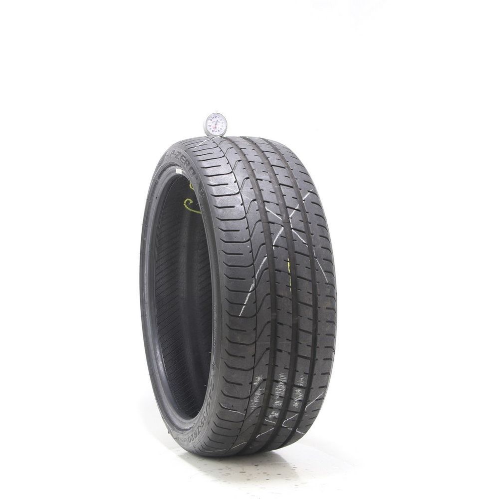 Set of (2) Used 245/35ZR20 Pirelli P Zero F01 95Y - 7.5-9/32 - Image 1
