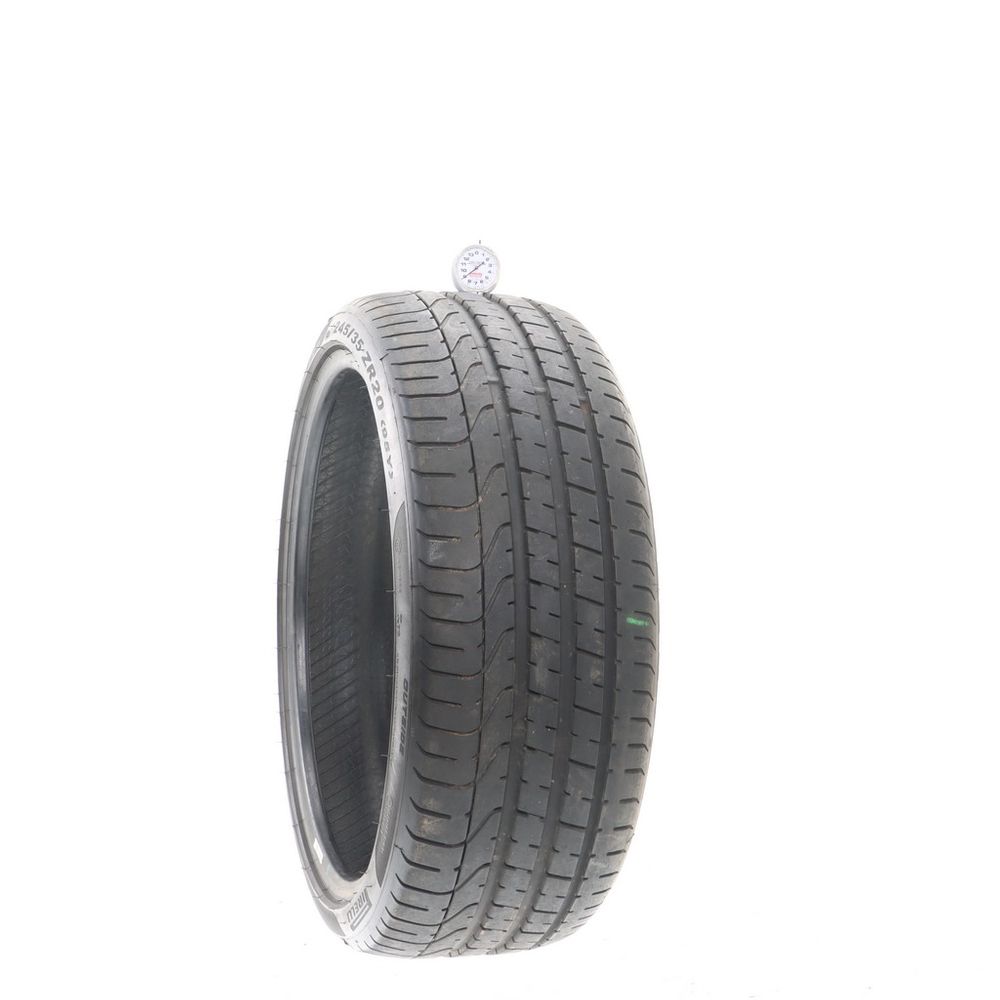 Set of (2) Used 245/35ZR20 Pirelli P Zero F01 95Y - 7.5-9/32 - Image 4