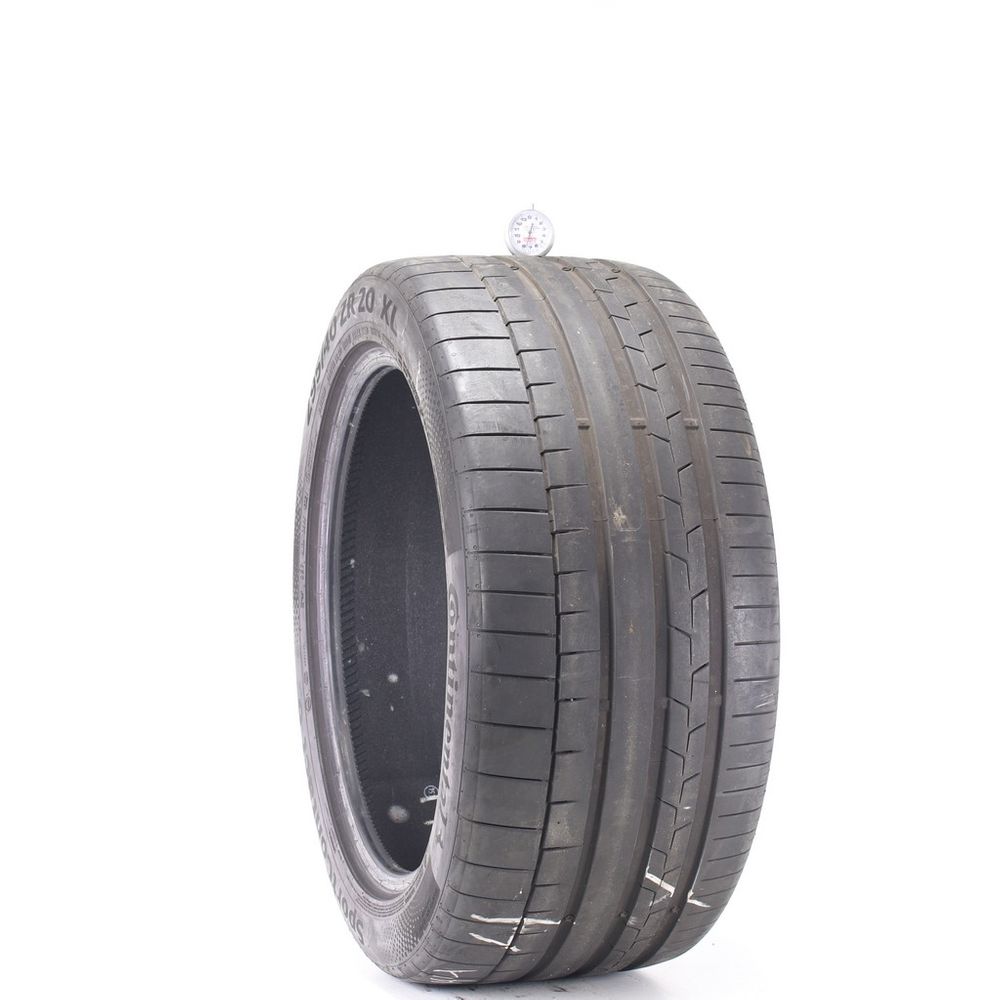 Set of (2) Used 295/40ZR20 Continental SportContact 6 MO1 110Y - 7.5/32 - Image 1