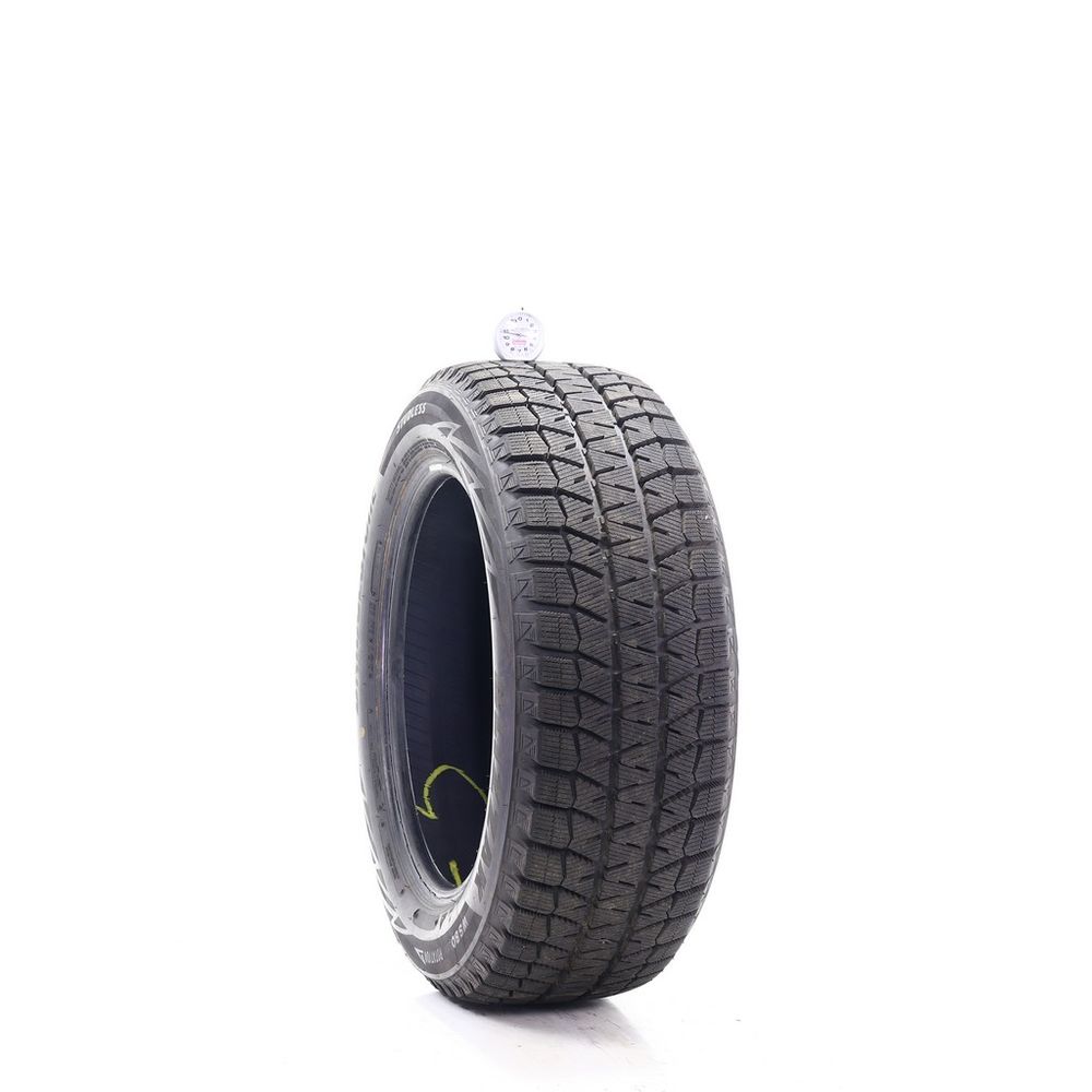 Set of (2) Used 205/55R16 Bridgestone Blizzak WS80 91H - 10.5/32 - Image 1