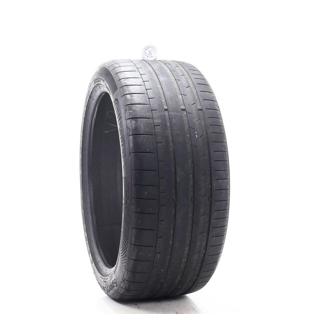 Set of (2) Used 265/40ZR21 Continental SportContact 6 105Y - 4-5/32 - Image 4