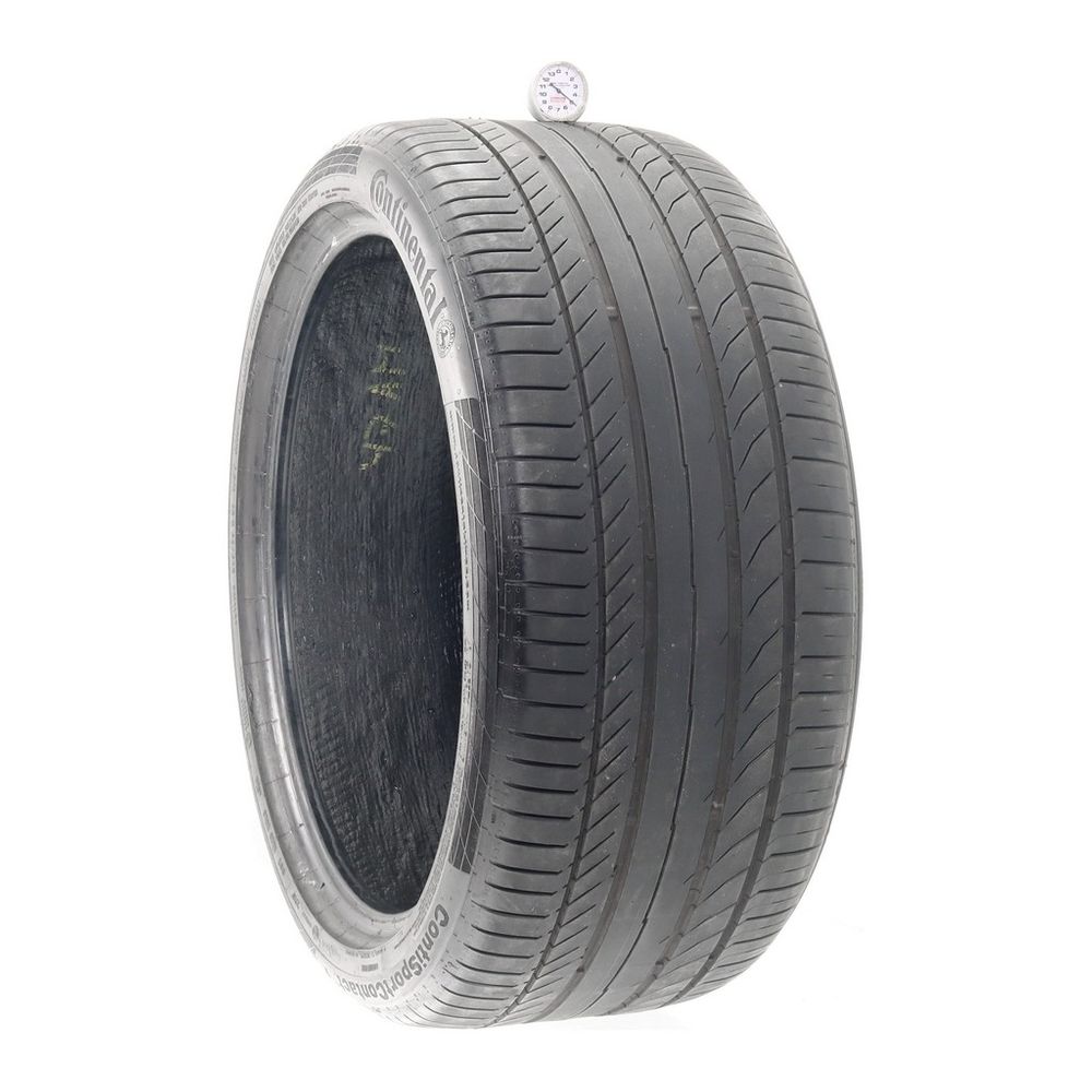 Set of (4) Used 285/35R21 Continental ContiSportContact 5 ContiSeal 105Y - 5/32 - Image 1