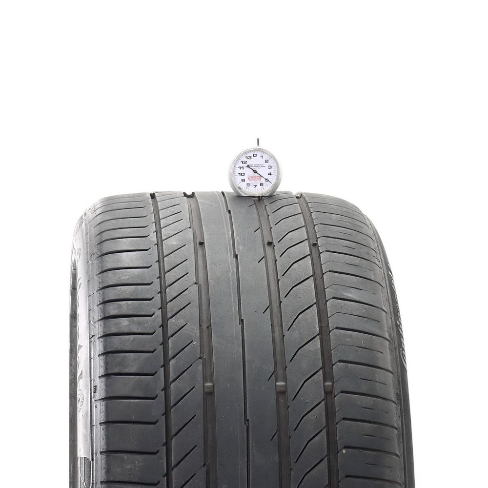 Set of (4) Used 285/35R21 Continental ContiSportContact 5 ContiSeal 105Y - 5/32 - Image 2