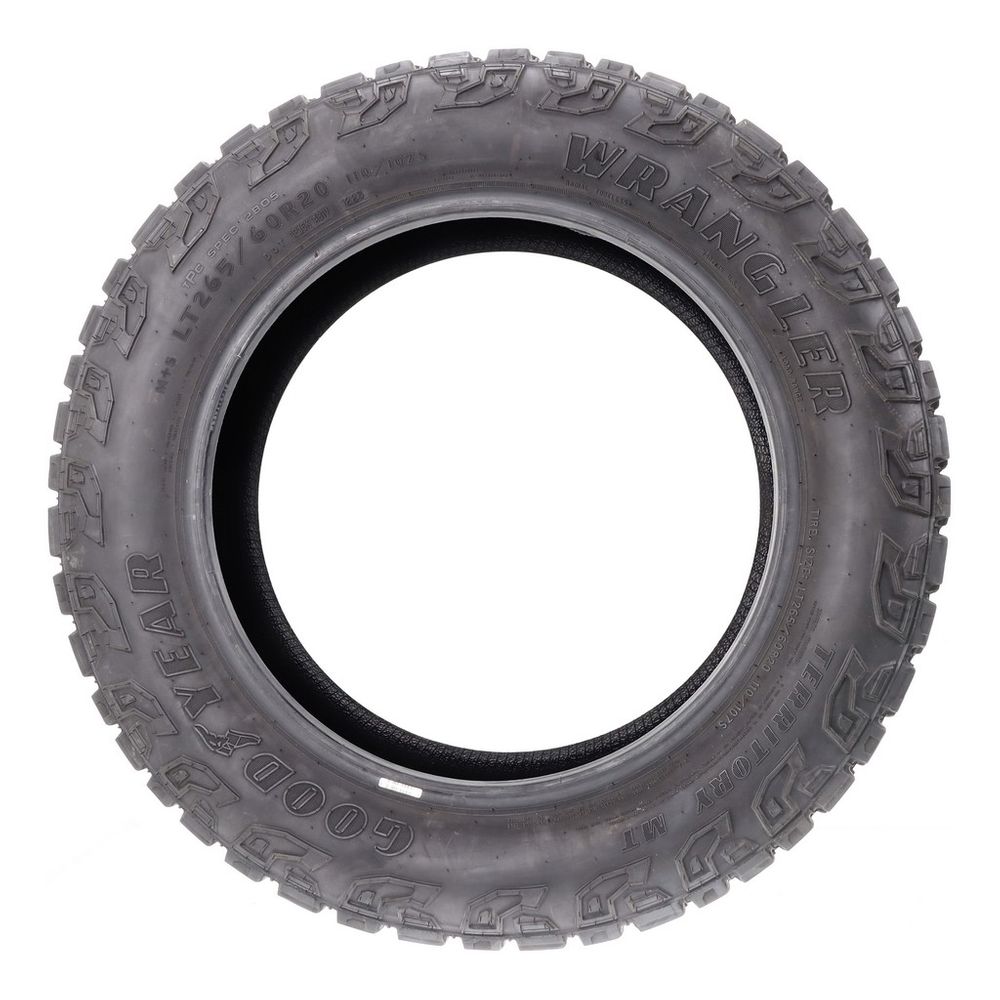Used LT 265/60R20 Goodyear Wrangler Territory MT 110/107S C - 13/32 - Image 3