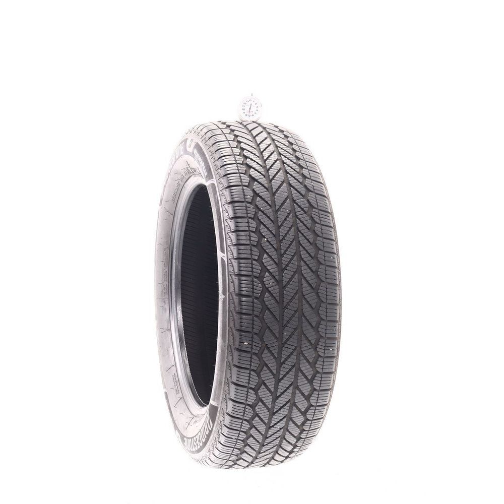 Set of (2) Used 215/60R17 Bridgestone WeatherPeak 96H - 7-8/32 - Image 1