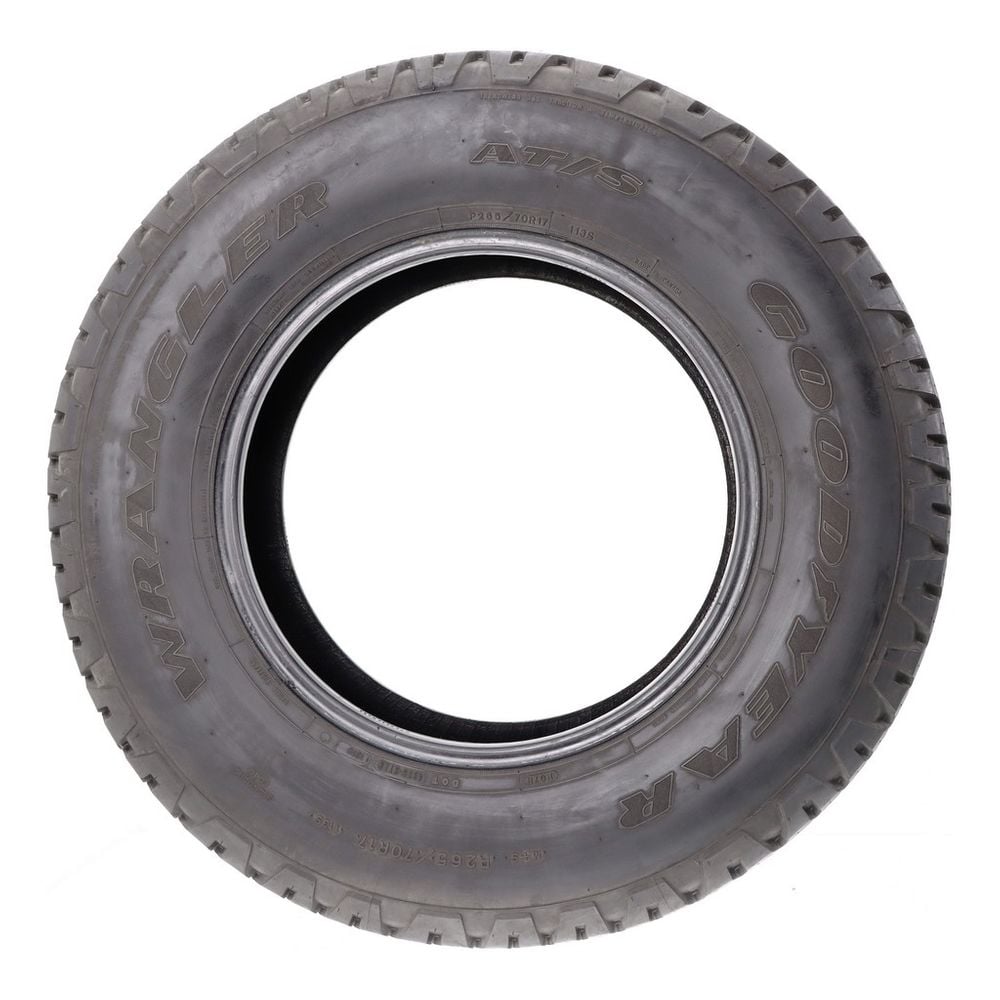 Set of (4) Used 265/70R17 Goodyear Wrangler AT/S 113S - 7.5-8/32 - Image 3