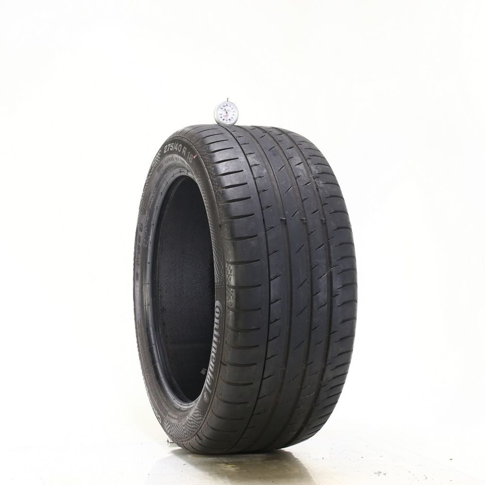 Used 275/40R18 Continental ContiSportContact 3E SSR 99Y - 5.5/32 - Image 1
