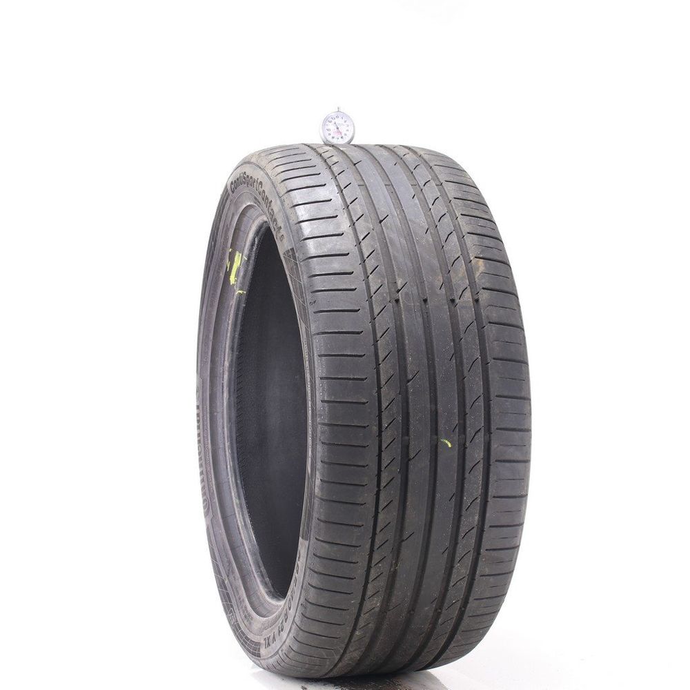 Used 285/40R21 Continental ContiSportContact 5 AO 109Y - 5.5/32 - Image 1