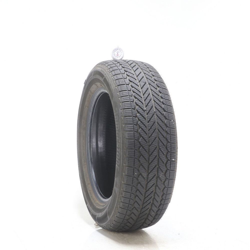 Set of (2) Used 225/60R17 Bridgestone WeatherPeak 99H - 6-7/32 - Image 1