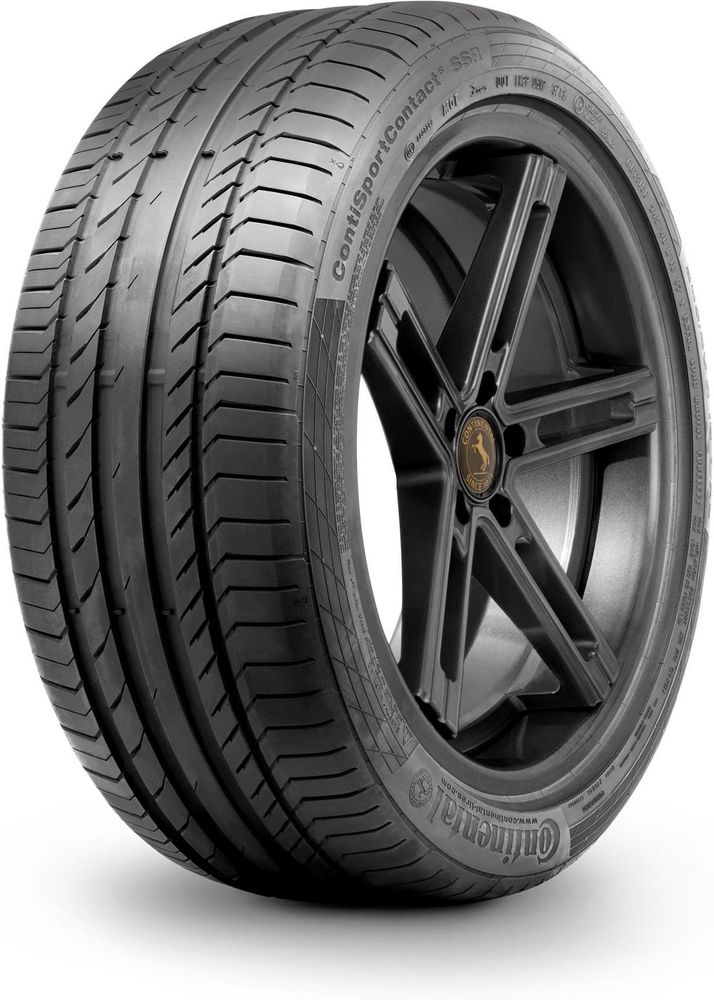 Set of (4) New P 225/40R19 Continental ContiSportContact 5 93Y - Image 1