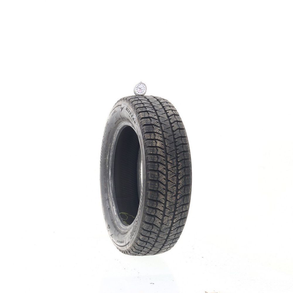 Set of (2) Used 175/65R15 Bridgestone Blizzak WS90 Studless 84H - 11/32 - Image 1