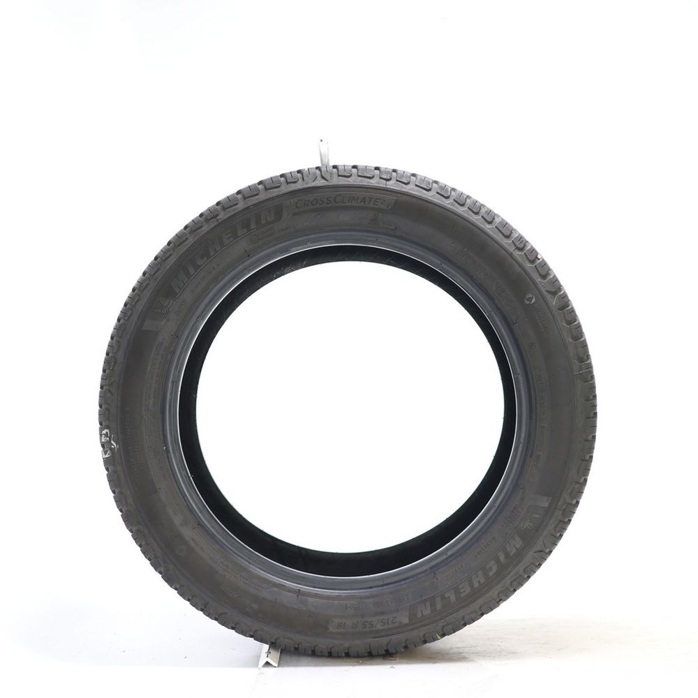 Set of (2) Used 215/55R18 Michelin CrossClimate 2 95H - 8-9.5/32 - Image 3