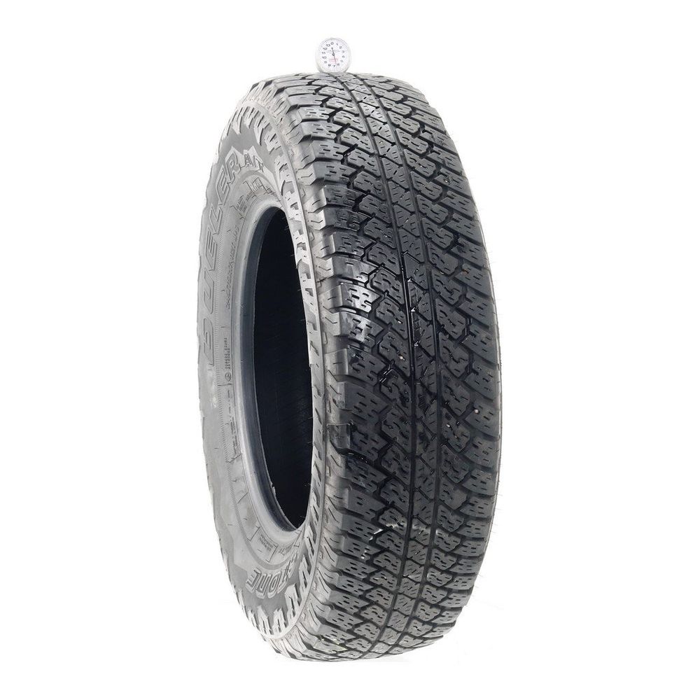 Set of (2) Used 245/75R17 Bridgestone Dueler A/T RH-S 112T - 6.5-7/32 - Image 1